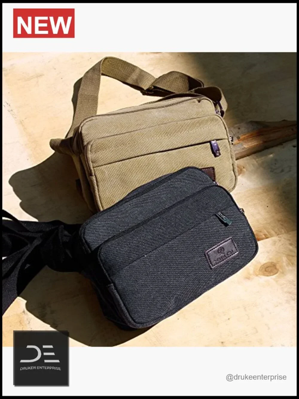 N/A canvas crossbody